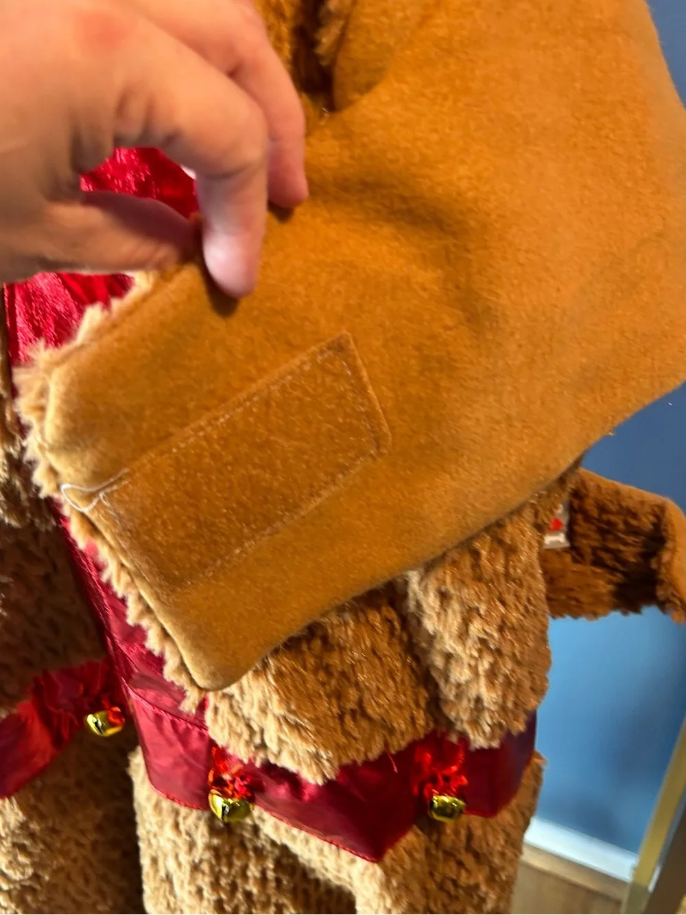 ⭐️ 5 for $25⭐️ I ❤️ U dog Reindeer Costume with Gold Antlers